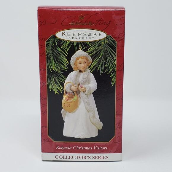 1997 Hallmark Kolyada Christmas Visitor Handcrafted Keepsake Holiday Ornament - Picture 1 of 8